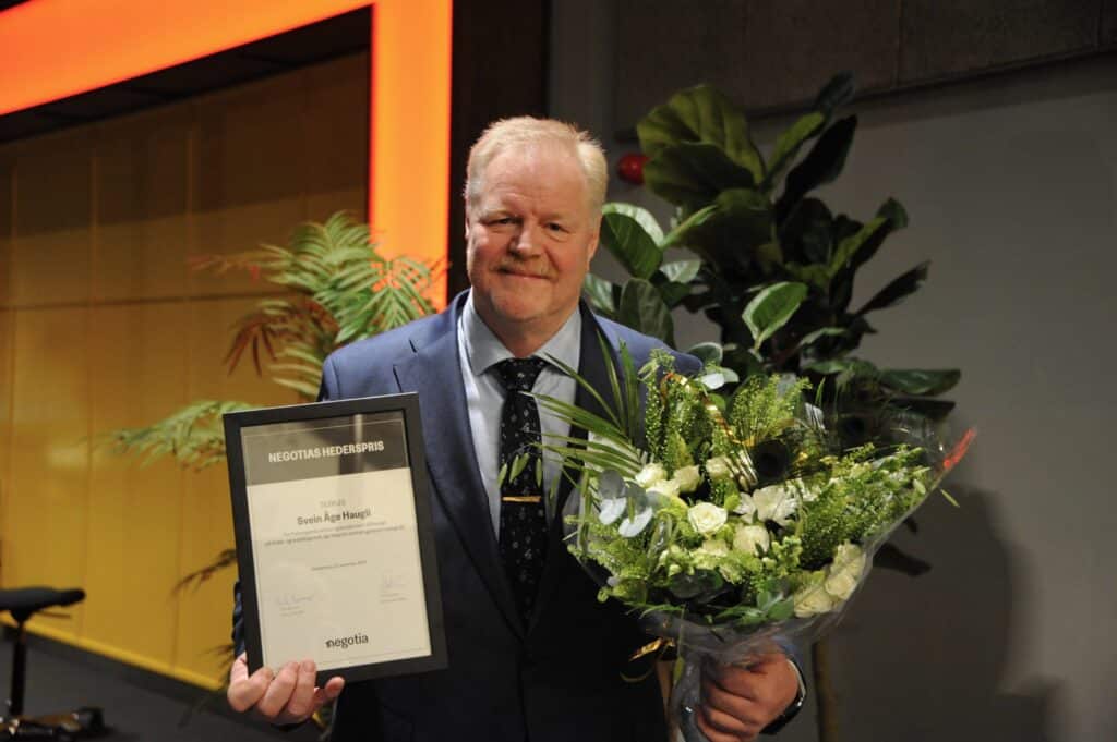 Svein Åge Haugli - Negotias hederspris